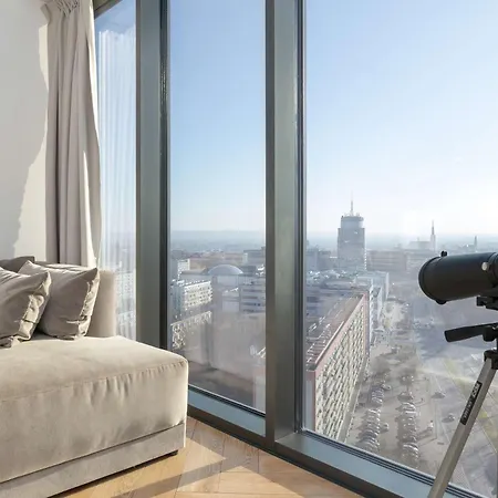 Lägenhet Stylish With Views And Parking In The Prestigious Hanza Tower With Swimming Pool By Renters Szczecin